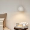 Ball pendant 18cm matt white - Bilde 3