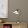 Skomakare bordlampe antikk/opal - Bilde 2