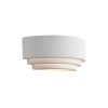 Lancio Oblong vegglampe hvit