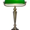 The Banker bordlampe antikk/grønn - Bilde 3
