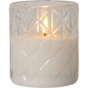 Romb Flamme lanterne klar 10cm
