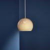 Ball glass pendant 18cm cappuccino - Bilde 3