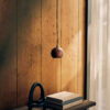 Ball Wood pendant 12cm walnut - Bilde 2