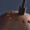 Ball Wood pendant 12cm walnut - Bilde 3