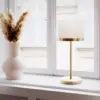 Marcel bordlampe messing/hvit - Bilde 3