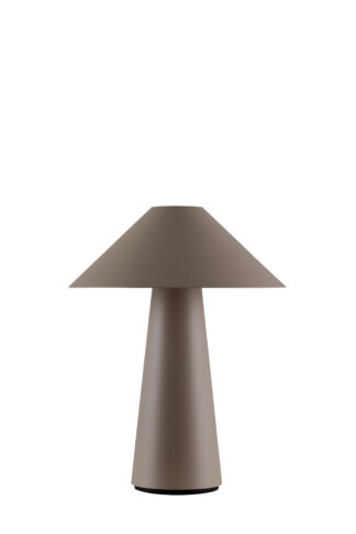 Cannes portable bordlampe brun IP44