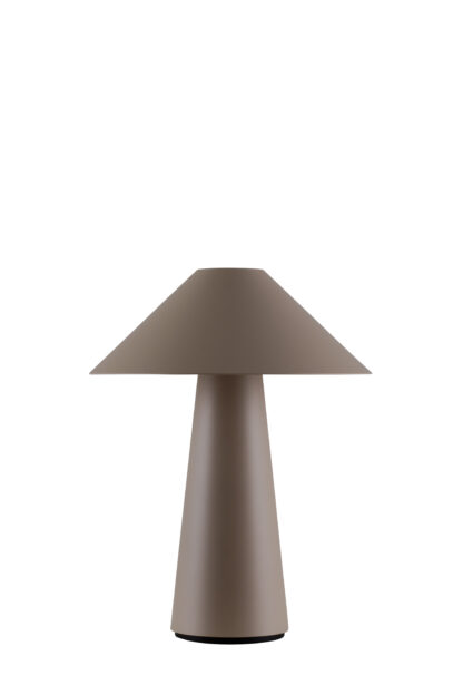 Cannes portable bordlampe brun IP44