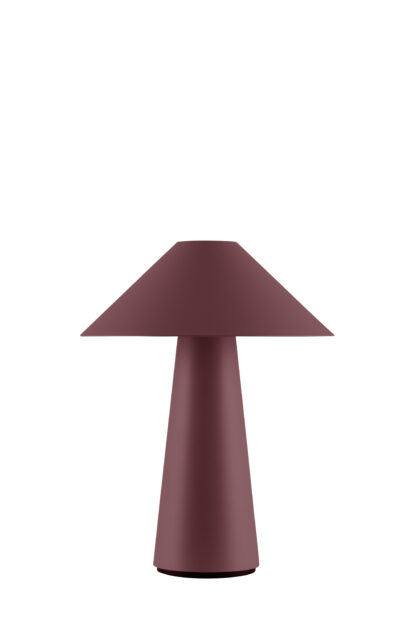 Cannes portable bordlampe burgunder IP44