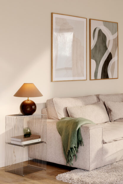 Iris bordlampe mocha m/skjerm - Bilde 2