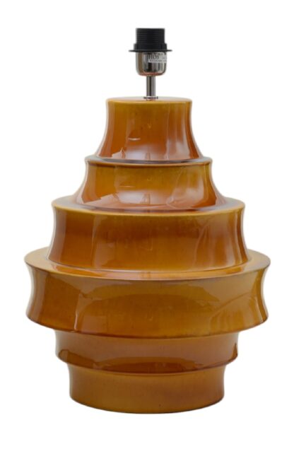 Trinity bordlampe mustard u/skjerm