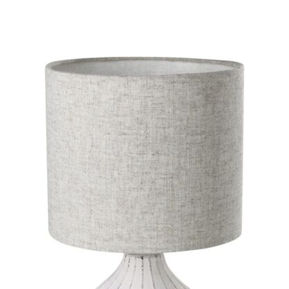 Bellariva bordlampe hvit m/skjerm - Bilde 3