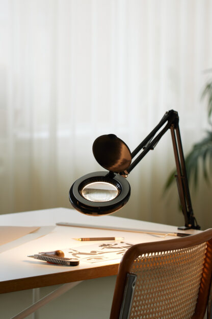 Magni Archi lupe/bordlampe (klype) svart - Bilde 2