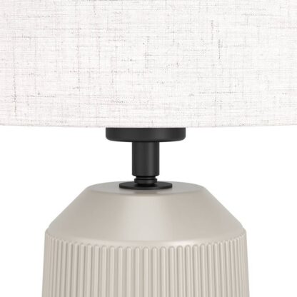 Capalbio bordlampe sand m/hvit skjerm - Bilde 3