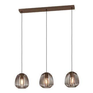 Espinal pendelrekke 3-lys bronse