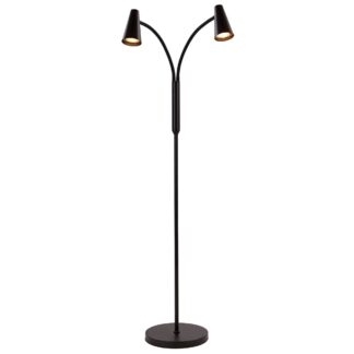 Figaro gulvlampe 2-lys svart