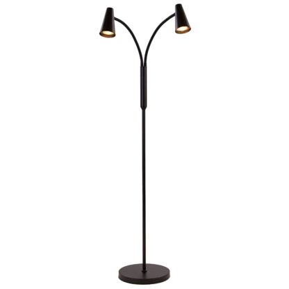 Figaro gulvlampe 2-lys svart