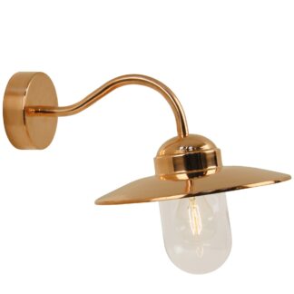 Luxembourg vegglampe kobber IP54 seaside