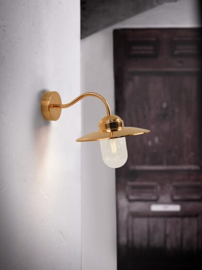 Luxembourg vegglampe kobber IP54 seaside - Bilde 2