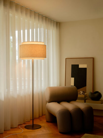 Takai gulvlampe beige m/skjerm - Bilde 2
