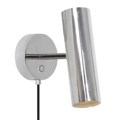 MIB6 vegglampe krom