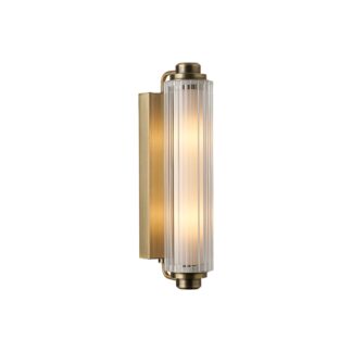 Nimal Double vegglampe messing IP44