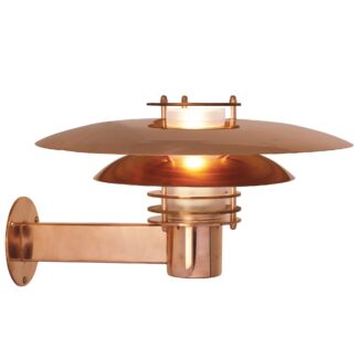 Phoenix vegglampe kobber IP54 seaside