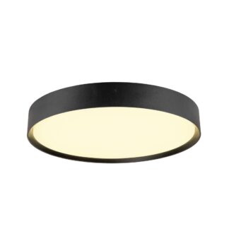 Decona 42 plafond 2700K/3000K dimbar svart IP44