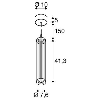 Quimera pendel messing - Bilde 9