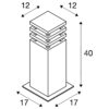 Rusty® Square 40 pullert IP55 - Bilde 3