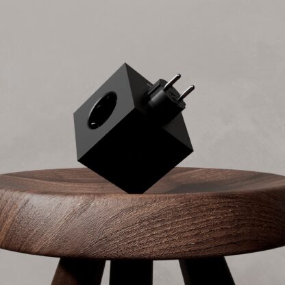 Square 2 Socket extender with 30W Dual USBC Stockholm Black - Bilde 4