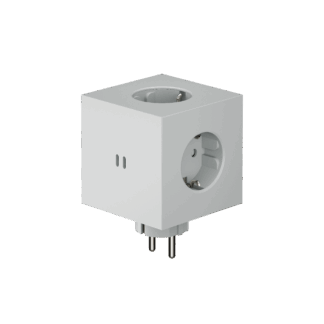 Square 2 Socket extender with 30W Dual USBC Gotland Gray