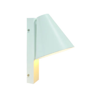 Wilmer vegglampe m/USB-C hvit