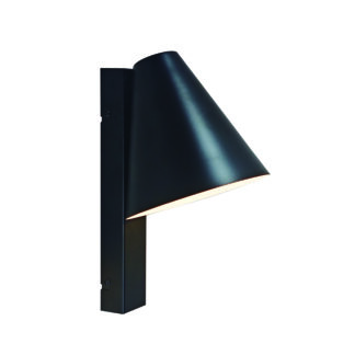 Wilmer vegglampe m/USB-C svart