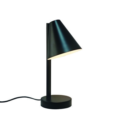 Wilmer bordlampe m /USB-C svart