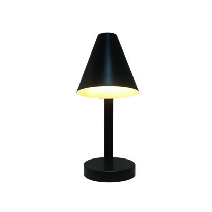 Wilmer bordlampe m /USB-C svart - Bilde 4