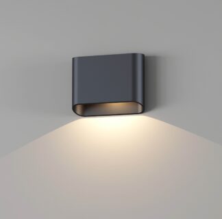 TreM K1 vegglampe svart IP65