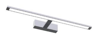 Specchio 50 krom dimbar IP44
