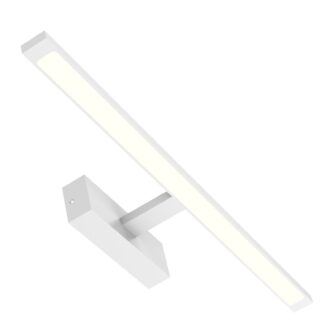 Specchio 50 hvit dimbar IP44