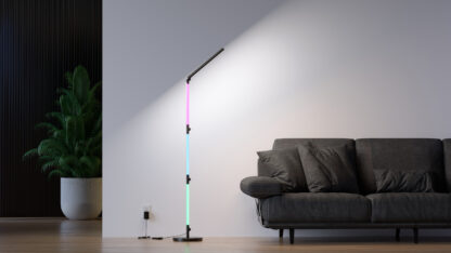 Linq gulvlampe/vegglampe svart, RGB+W - Bilde 5