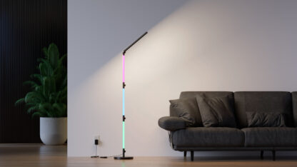Linq gulvlampe/vegglampe svart, RGB+W - Bilde 4