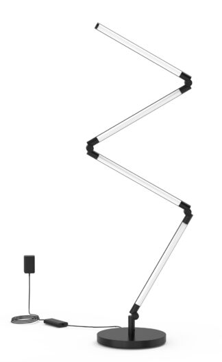 Linq gulvlampe/vegglampe svart, RGB+W