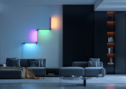 Linq gulvlampe/vegglampe svart, RGB+W - Bilde 2
