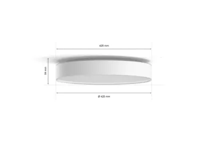 HUE Devere plafond stor hvit IP44 - Bilde 11