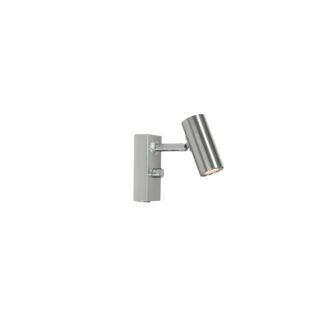 Cato vegglampe enkel aluminium