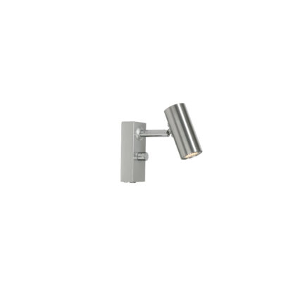 Cato vegglampe enkel aluminium