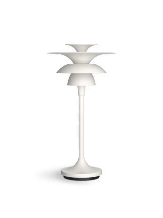 Picasso bordlampe matt hvit