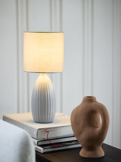 Uno bordlampe grå m/skjerm - Bilde 2