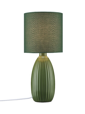 Uno bordlampe grønn m/skjerm