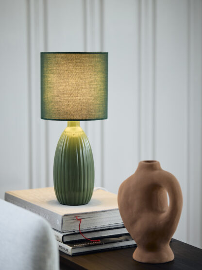 Uno bordlampe grønn m/skjerm - Bilde 2
