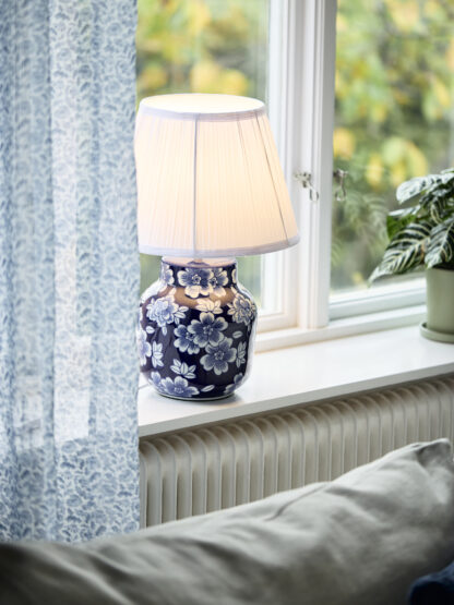 Fanny bordlampe blå/hvit m/skjerm - Bilde 3